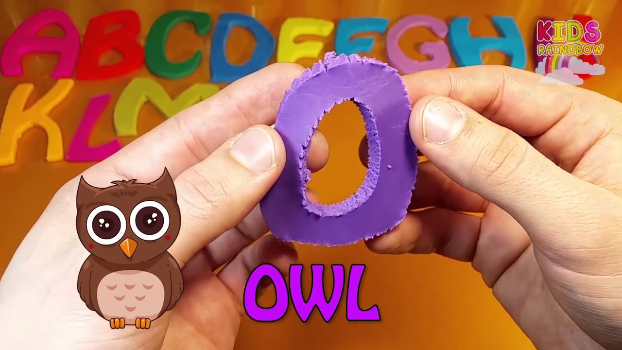 Letters A to Z Play Doh Animals 26 Letter Clay ABC Dough Alfabeto Kidergarten Kids Learn C