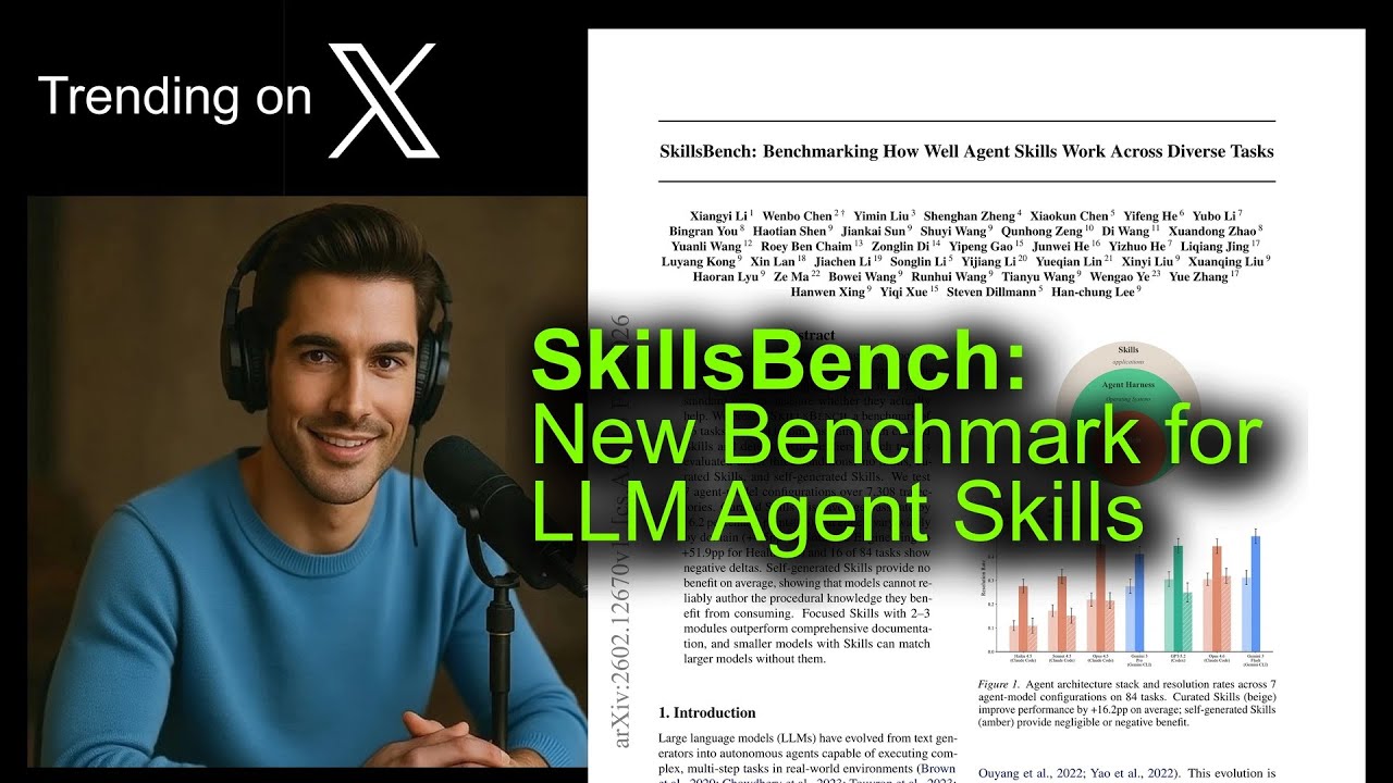 SkillsBench: New Benchmark for LLM Agent Skills