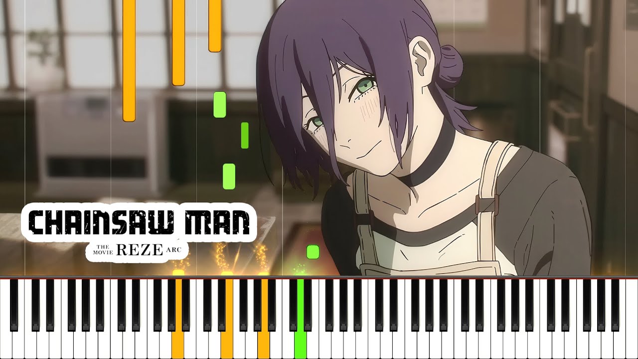 First Glance - Chainsaw Man: Reze Arc Piano Tutorial | Sheet Music [4K]