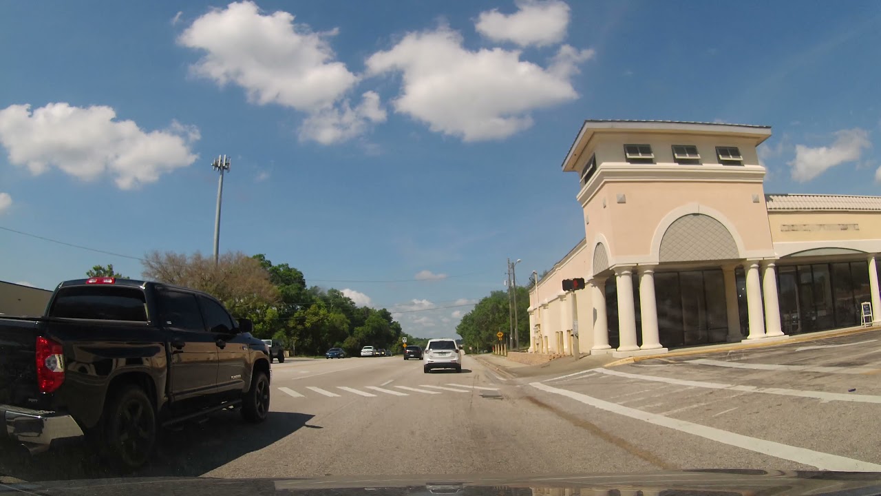 Driving around DeLand, Florida