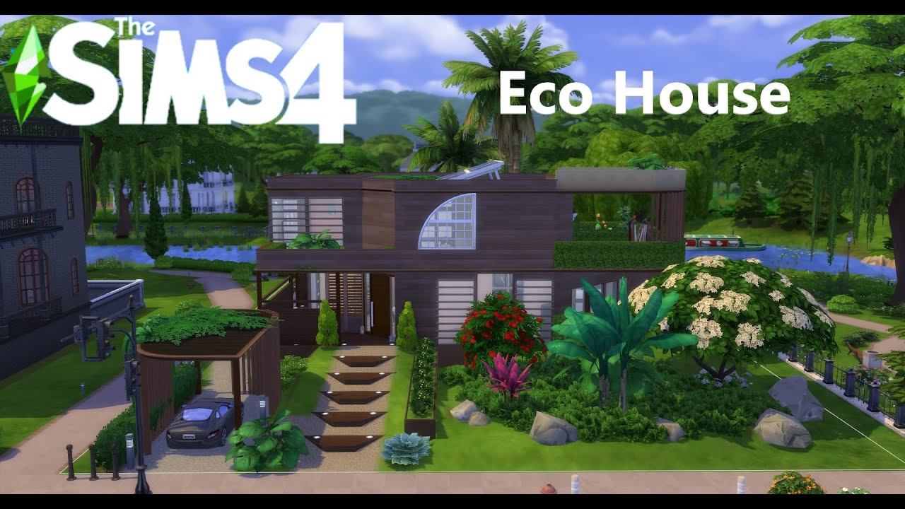 Maison écologique et design // Sims 4 // Speed Build // NoCC