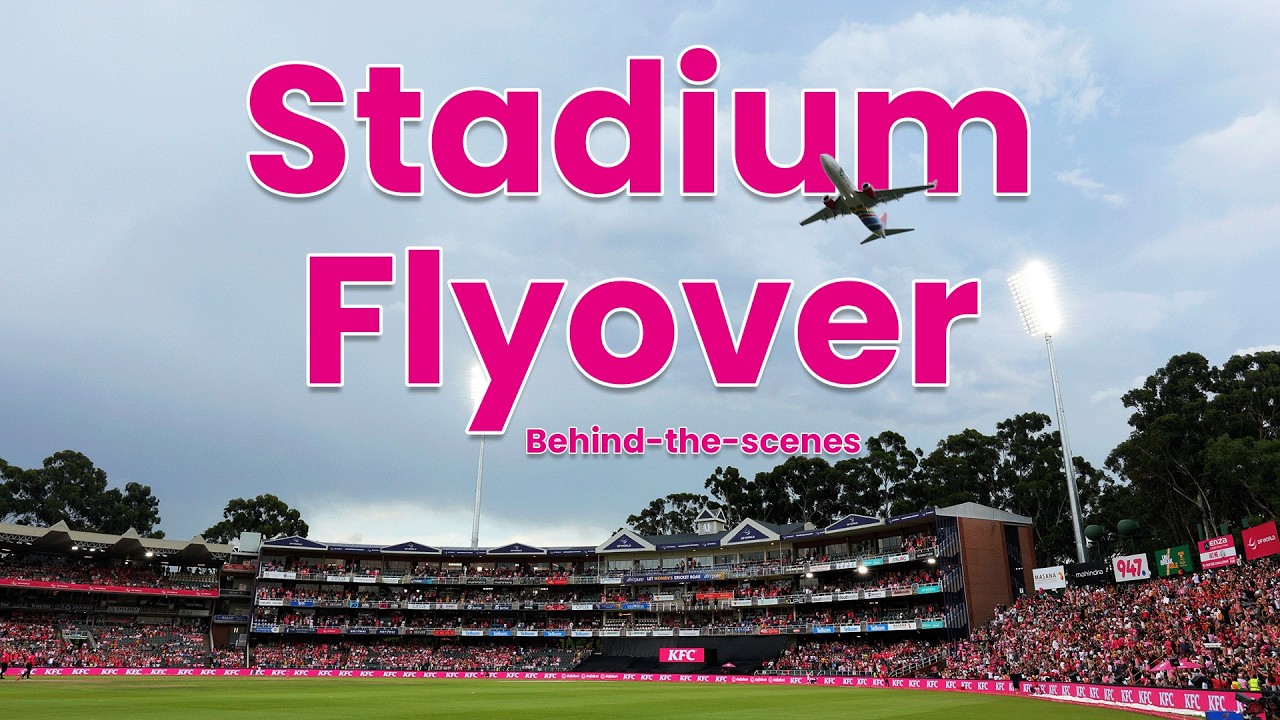 Ever wondered what it takes to fly a plane over a packed stadium?