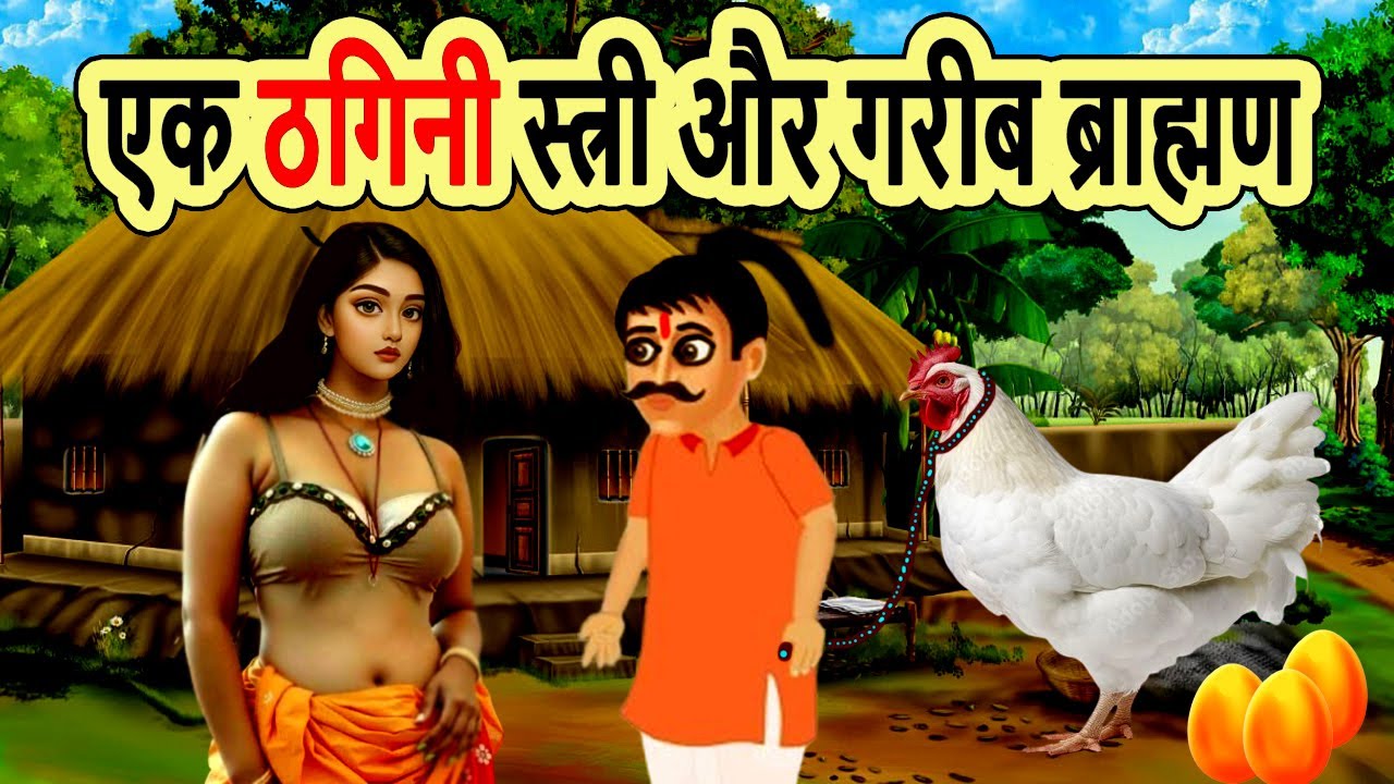 एक ठगिनी स्त्री और गरीब ब्राह्मण | moral story | cartoon story | bedtime | hindi | mann k voice
