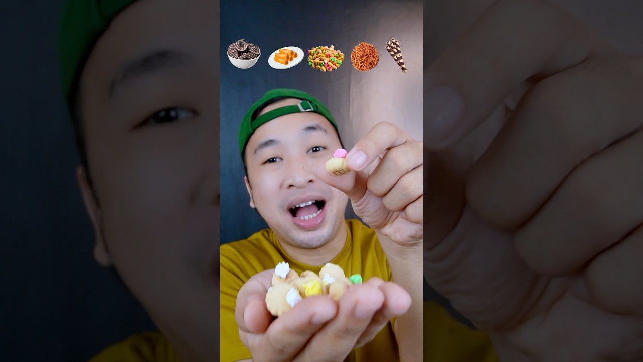 Makan Aneka Snack Jadul🤤 #asmr #mukbang #makansesuaiemoji #jajananjadul #makananjadul