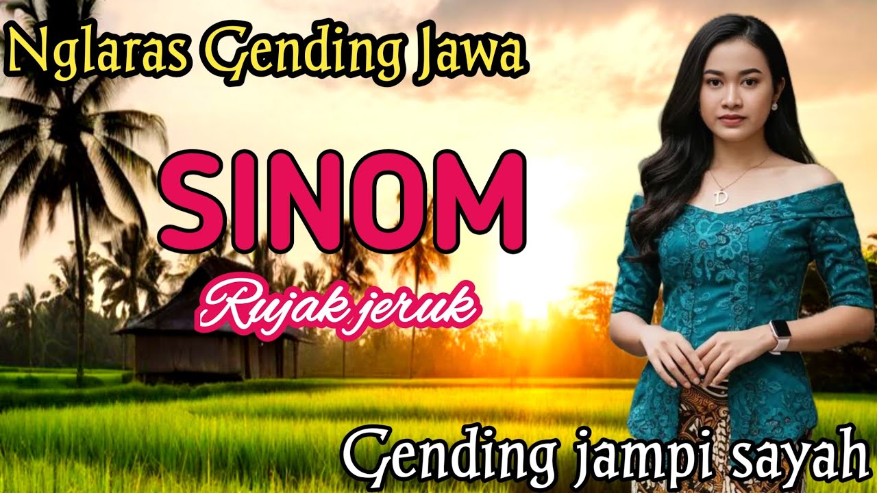 NGLARAS GENDING JAWA JAMPI SAYAH //GENDING JAWA KLASIK SINOM RUJAK JERUK PALING MERDU TUR ANGLES