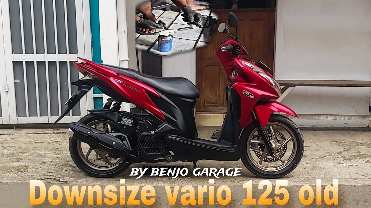 Tutorial Downsize Shock Depan Vario | Look Dapet Harian oke
