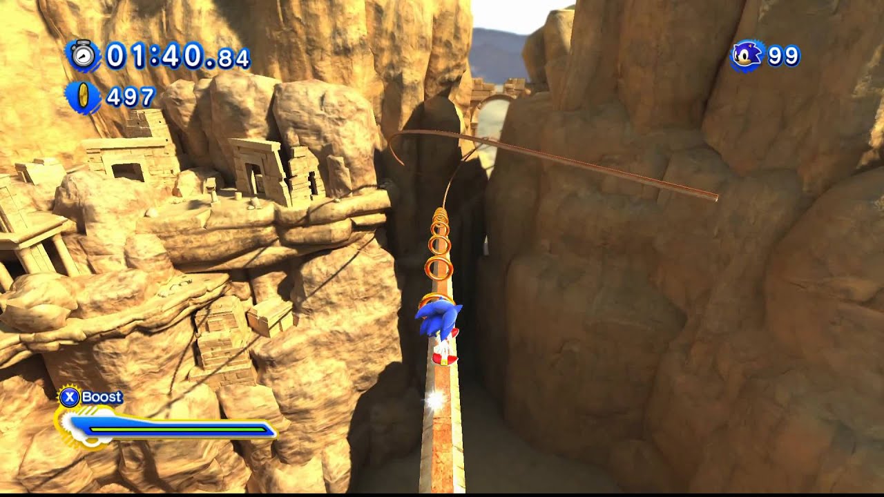 Sonic Generations (PC): Unleashed Project - Arid Sands - S-Rank