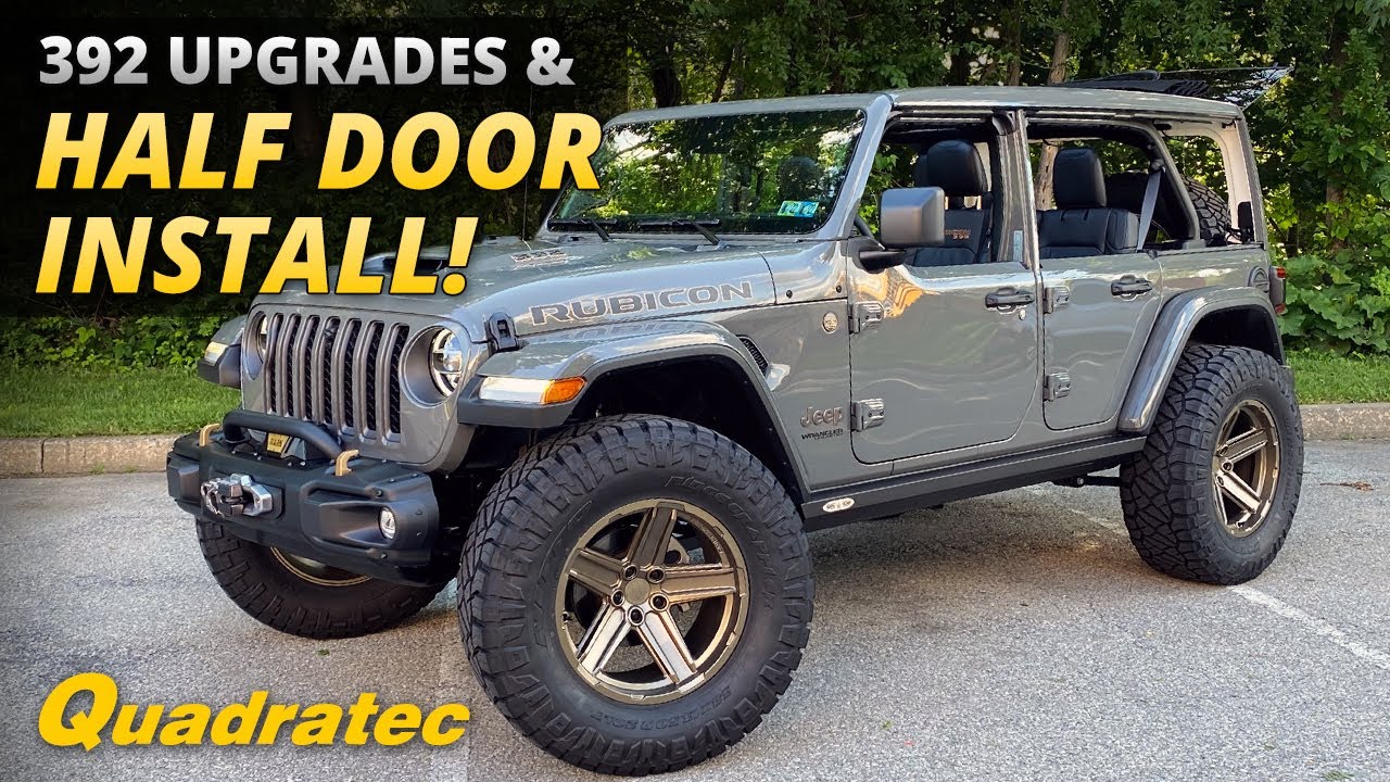 Jeep Wrangler Rubicon 392 Upgrades & Dual Door Group Half Door Install