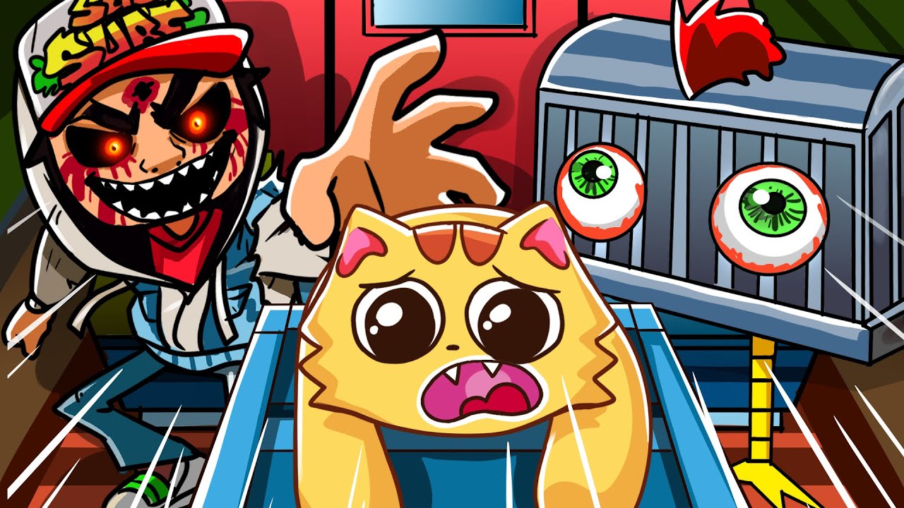 ¡LOS TRENES SON PERTURBADORES! 🙀⛔ SUBWAYS SURFERS HORROR!! [Juego Completo] Capitulo 1