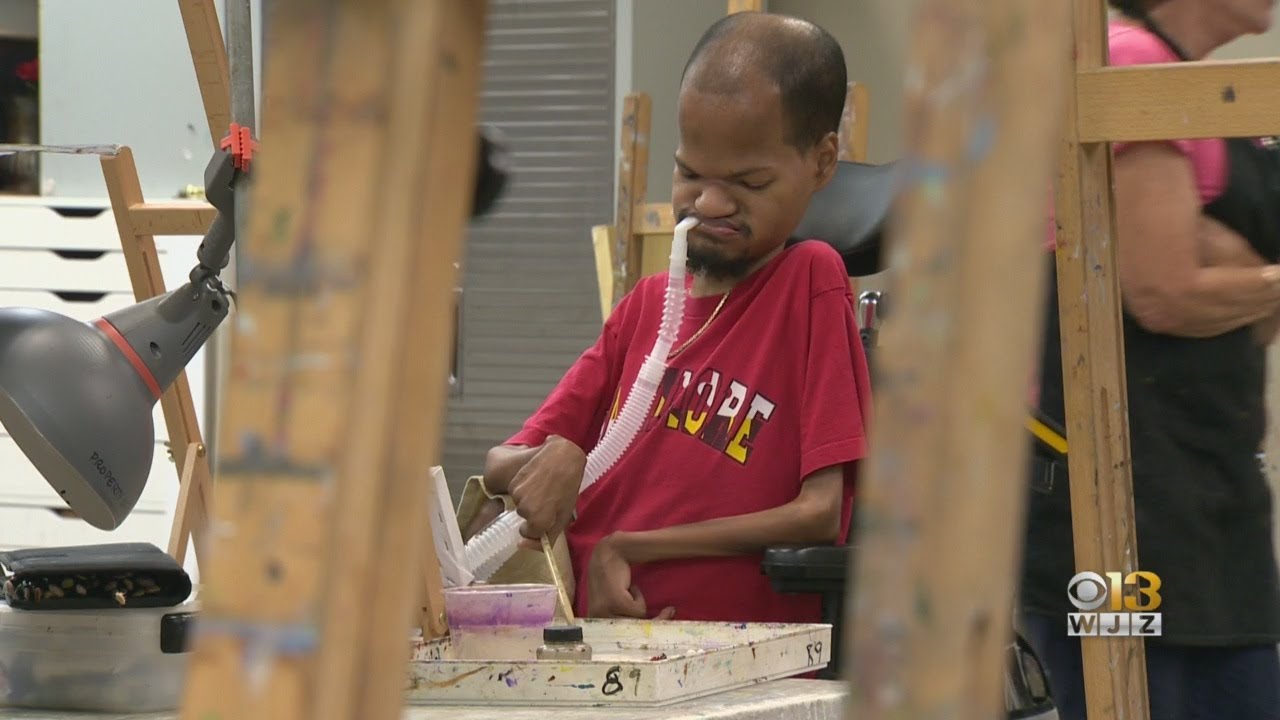 Local Artist Darren Guest, Diagnosed With Muscular Dystrophy, Has Found 'Freedom' Through Artwork