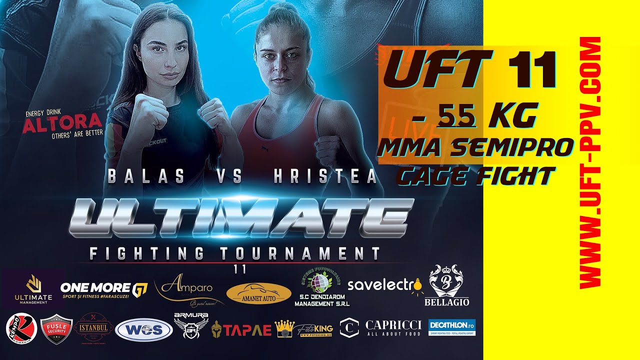 UFT 11: Hristea Gabriela VS Balaș Anamaria -55kg UFT MMA Semipro Fight. www.uft-ppv.com #uft #mma