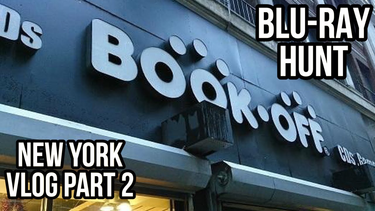 NYC Blu-ray Hunting at BOOK OFF - NYC VLOG PART 2 -AJREACTS2