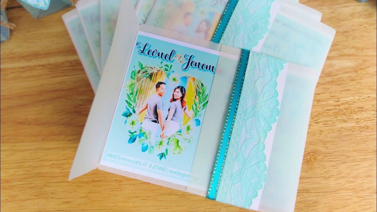 DIY Wedding Invitation || How to make a Rustic Wedding Invitation