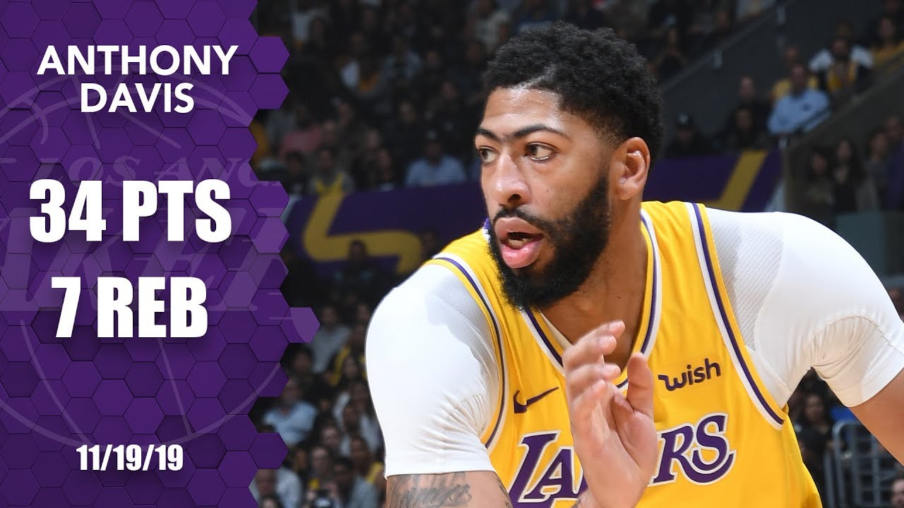 Anthony Davis shines with 34 points for Lakers vs. Thunder | 2019-2020 NBA Highlights