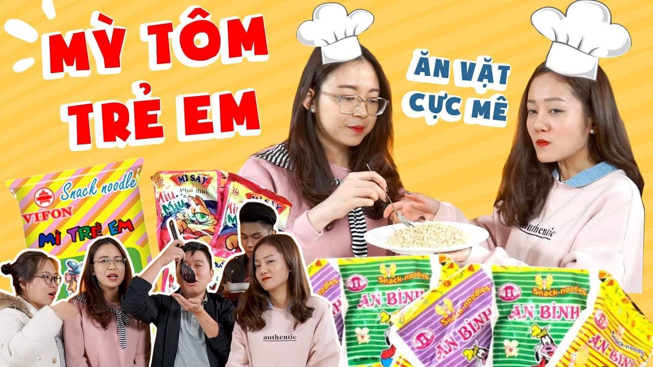 Vào Bếp Cùng Hải Yến : 10p xong mì trẻ em ăn vặt cực mê !