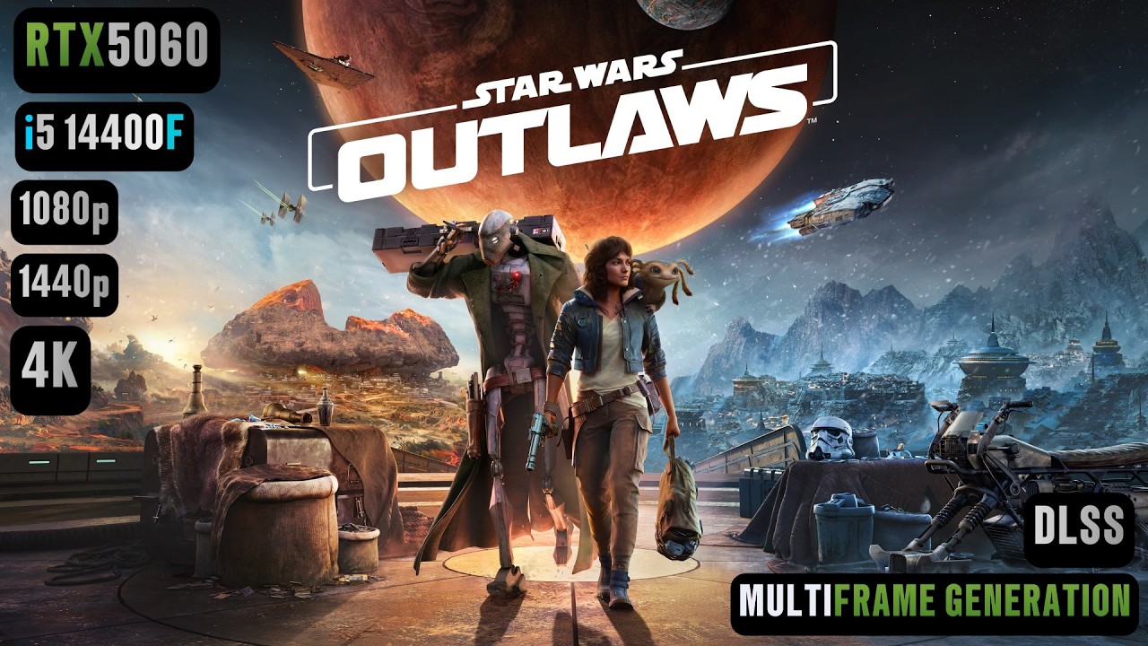 RTX 5060 Star Wars Outlaws | Star Wars Outlaws RTX 5060 & i5 14400F Benchmark