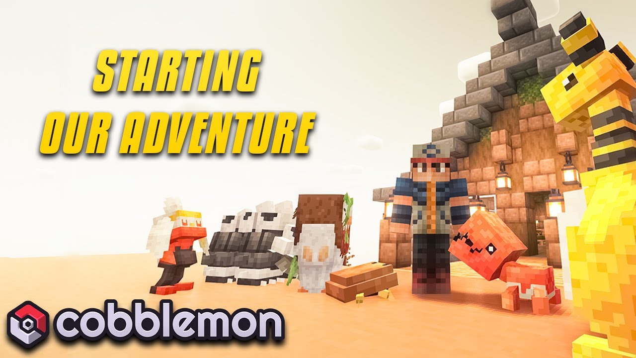 Starting Our Adventure in Minecraft Cobblemon! (Ep.1)