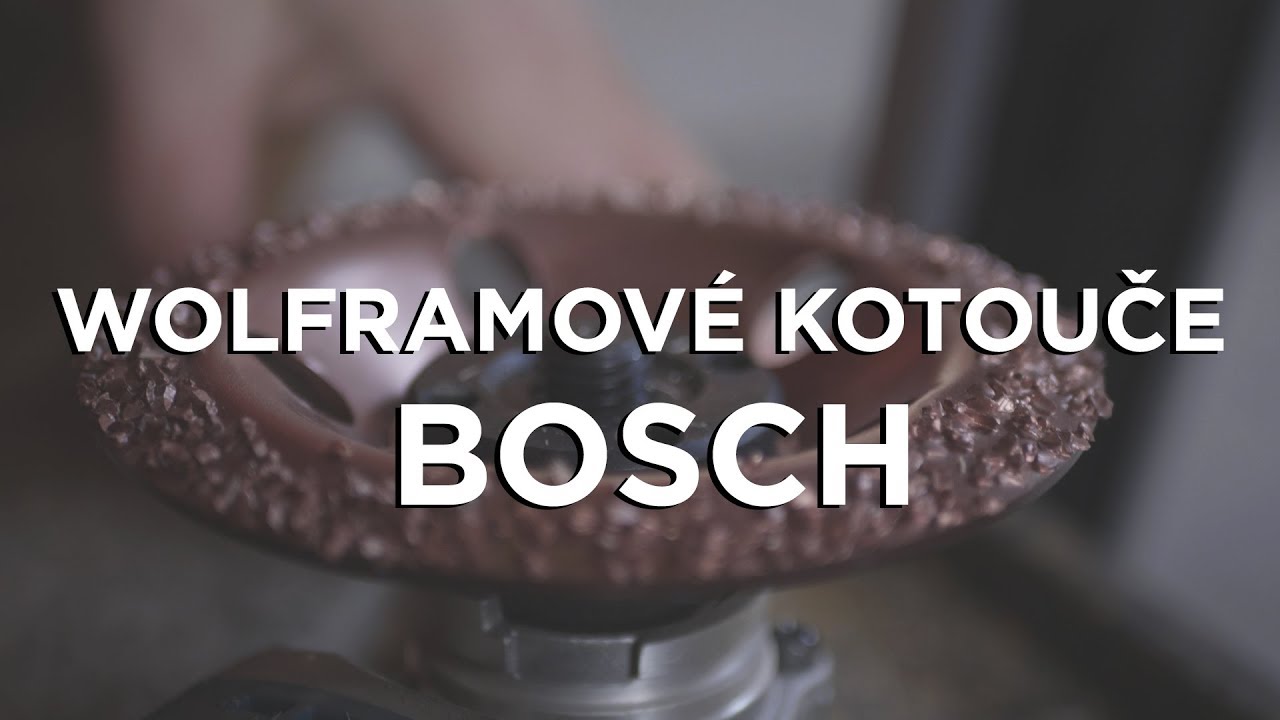 Wolframové brusné kotouče