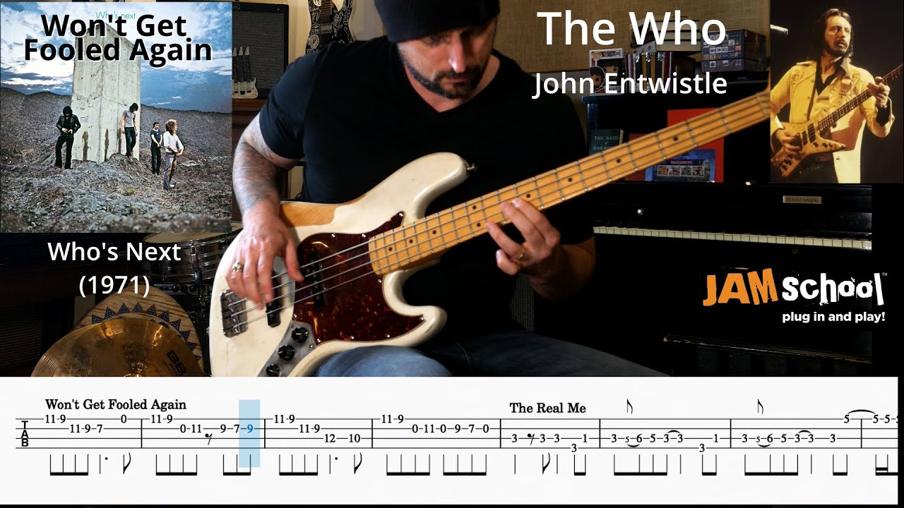 Top 5 John Entwistle Basslines with TAB (The Who)