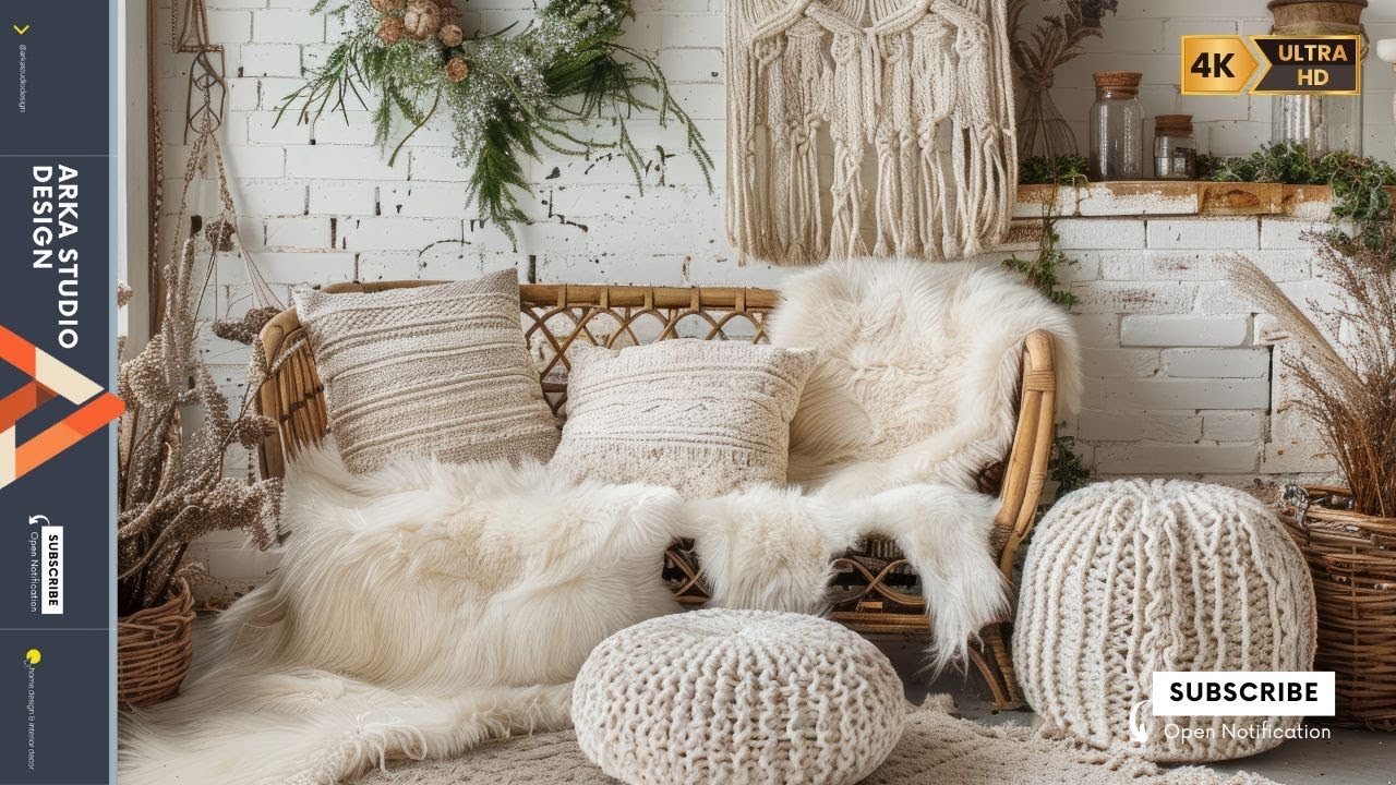Rustic Farmhouse Wreath Decor & Shabby Chic Macrame Wreaths with Timeless Rustic Furniture