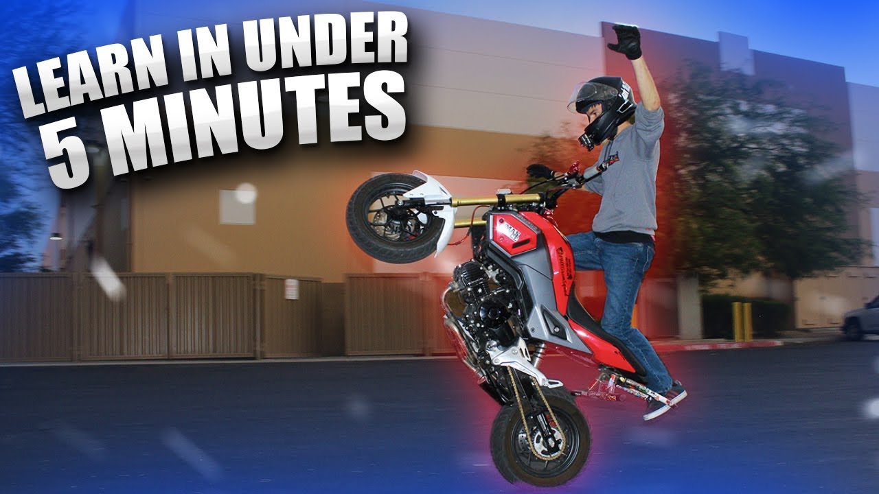 How to Wheelie Standing Up! [Motovlog 254]