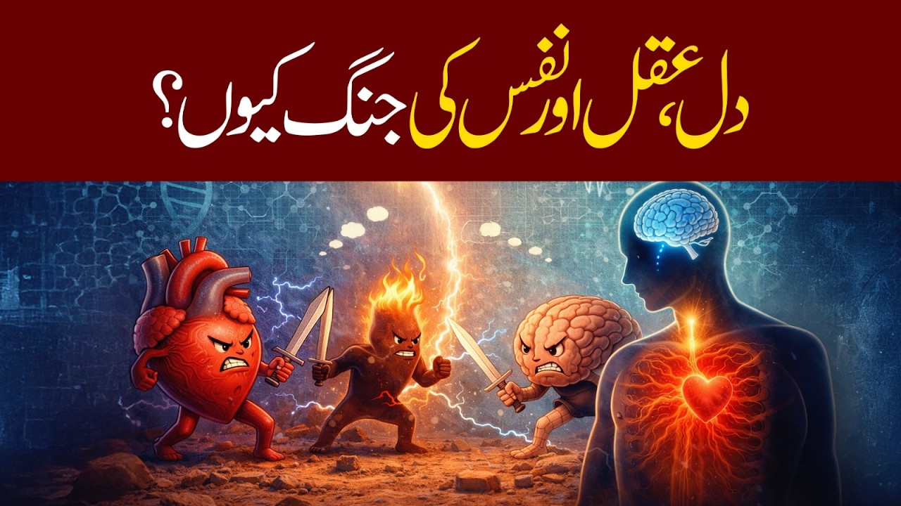 Dil, Aql aur Nafs ki Jang Kyun Hai? Is ka Hal Kya Hai? | Dr Tahir-ul-Qadri