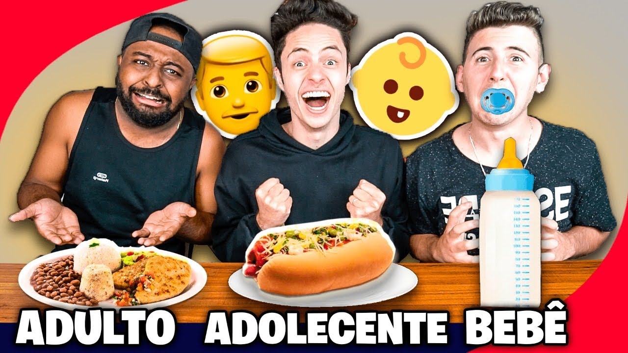 BEBÊ, ADOLESCENTE OU ADULTO! - Desafio