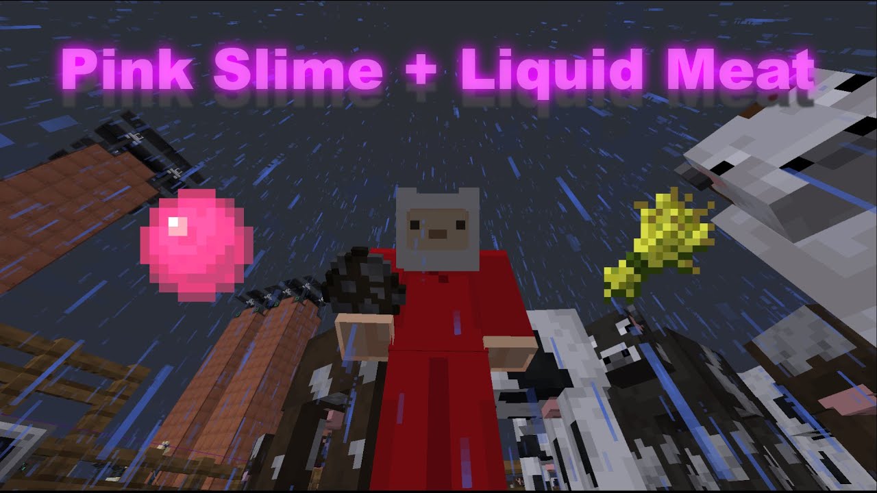 How to make Pink Slime/Liquid Meat in Industrial Foregoing (Minecraft 1.16)
