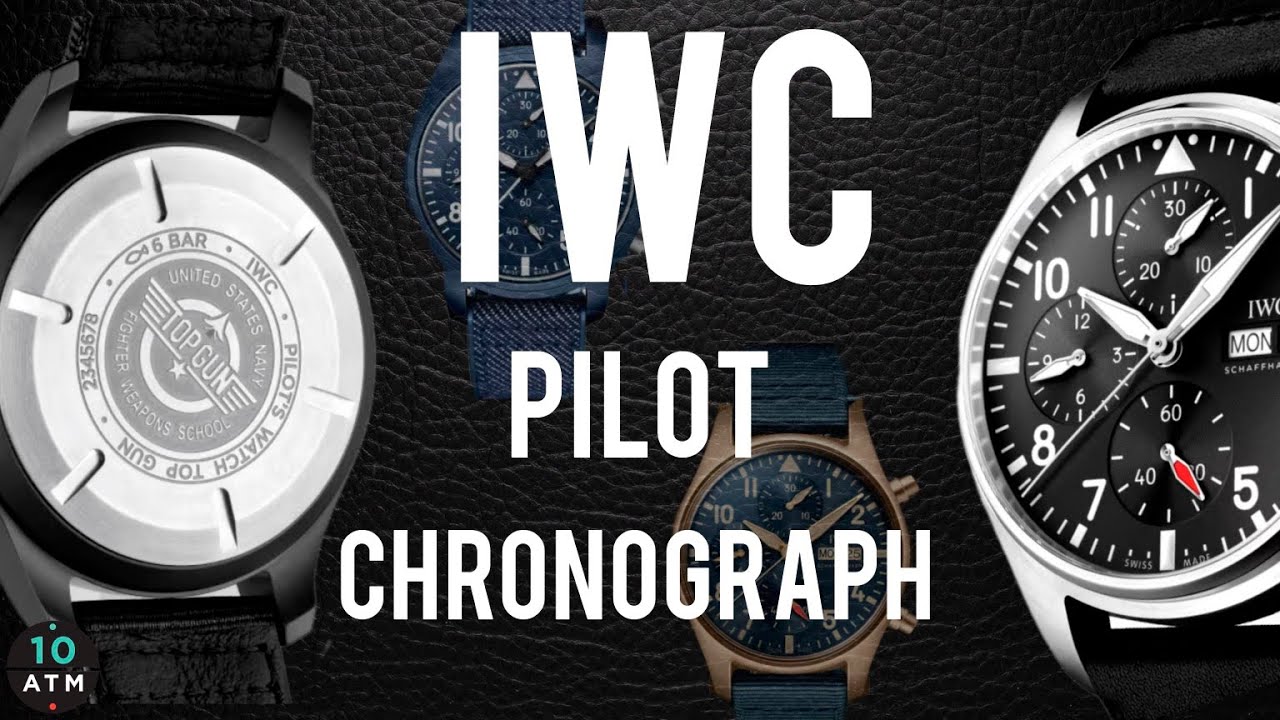 la plus belle IWC - IWC Pilot Chronographe 