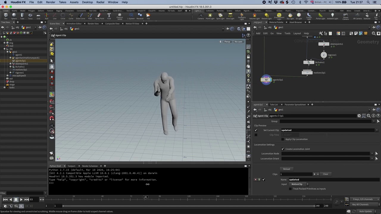 Be in Control - Crowds and KineFX | Mikael Pettersen | Houdini 18.5 HIVE