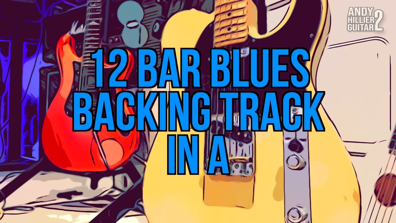 Simple 12 Bar Blues Backing Track in A7 | Guitar Jam Track
