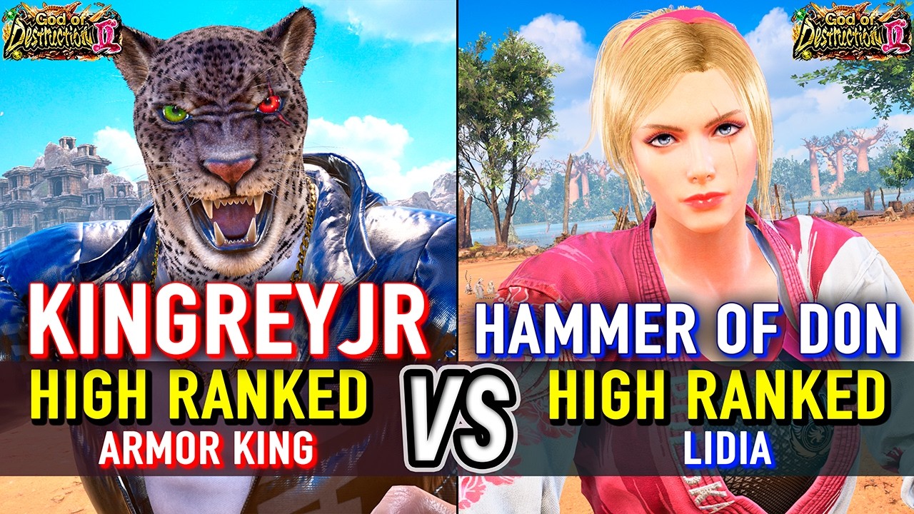 T8 🔥 KINGREYJR (Armor King) vs HAMMER OF D0N (Lidia) 🔥 Tekken 8 High Level Gameplay