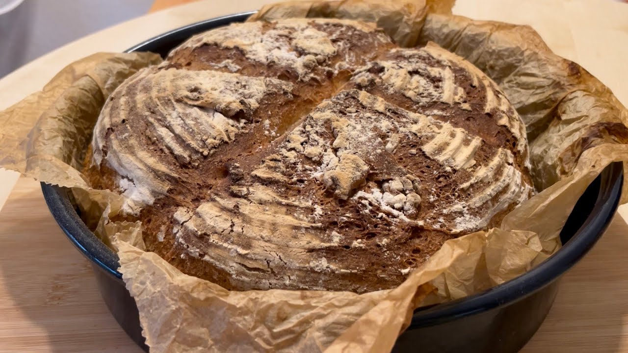 🙋‍♀️Bauernkruste DINKELMEHL+WEIZENMEHL👍 KÖY EKMEĞİ PASTA KALIBINDA 💟