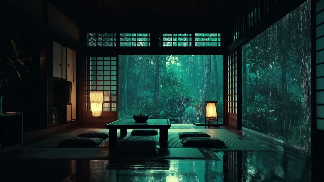 Healing Piano Notes by Rain Window | Nervous System Relief and Soothing Mind Rest