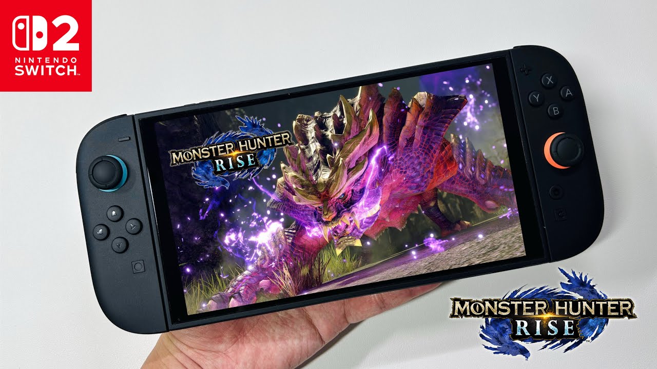 Monster hunter Rise on Nintendo Switch 2 Gameplay