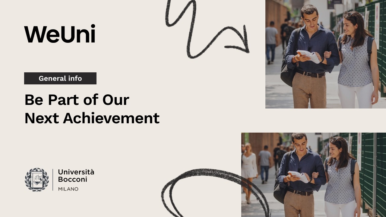 Be part of our Next Achievement - Come scegliere la Laurea Magistrale adatta a te