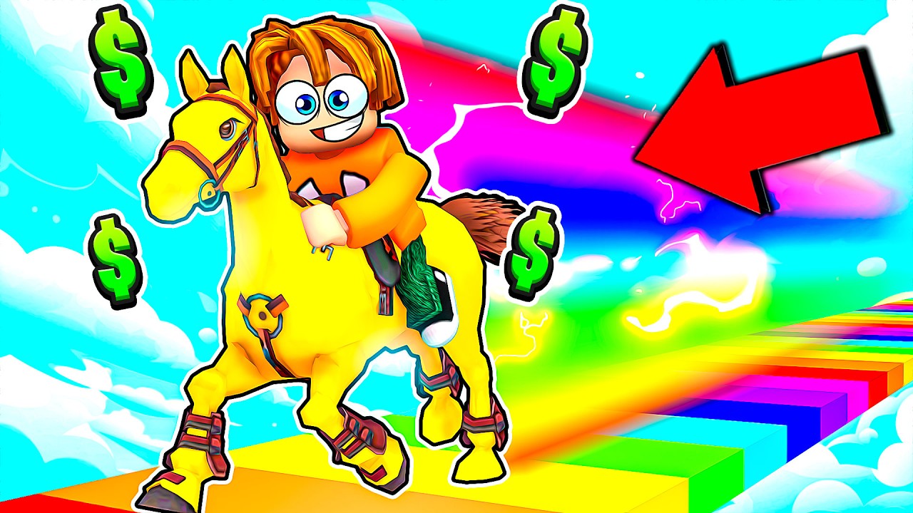 ¡Gasté $1,000,000,000 para ser el JUGADOR #1 en HORSE RACE SIMULATOR!!! 🔥🤑 (ROBLOX)