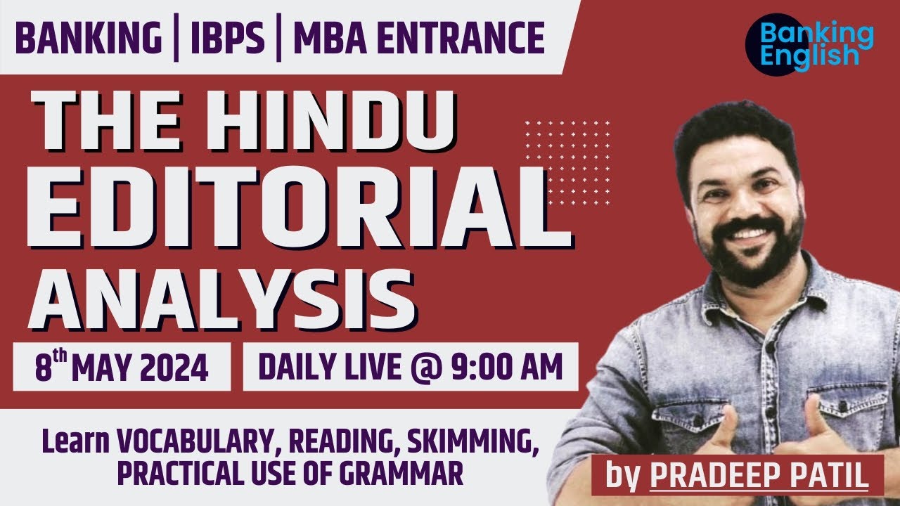 Learn VOCAB, READING, SKIMMING, GRAMMAR USE , 8 th May, 2024 I PRADEEP PATIL