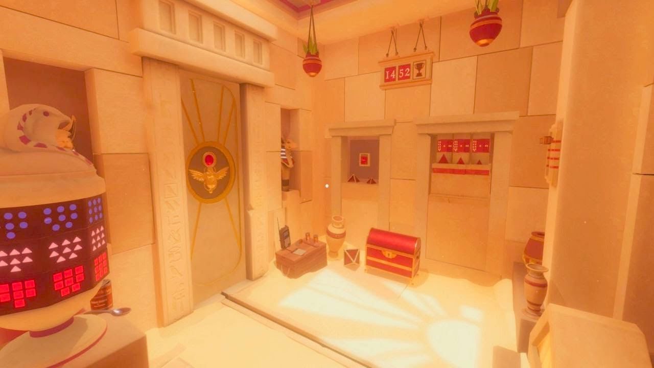 Escape Simulator: Episode 4: Labyrinth of Egypt, Room 3 (Gold Chamber)