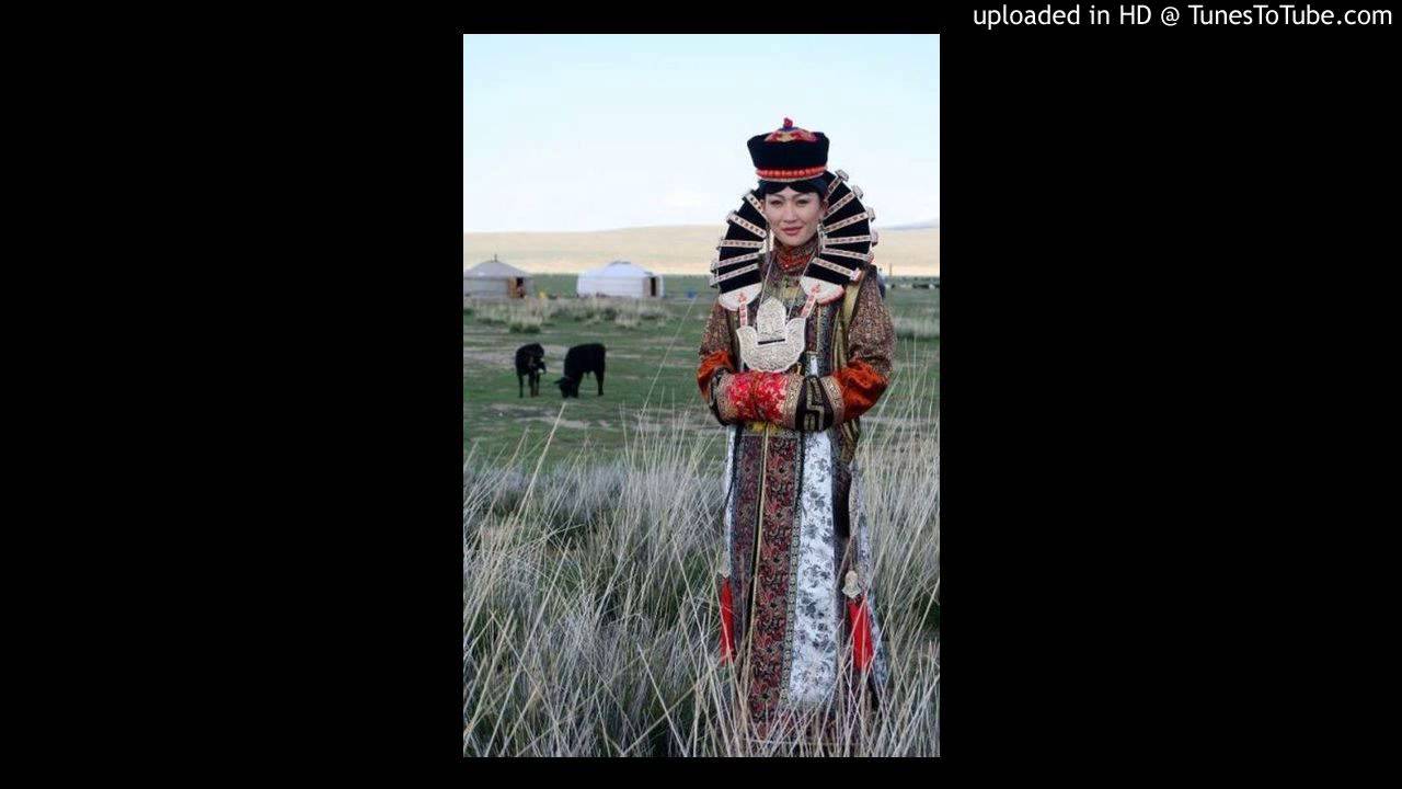 Central Asian Woman and accordian