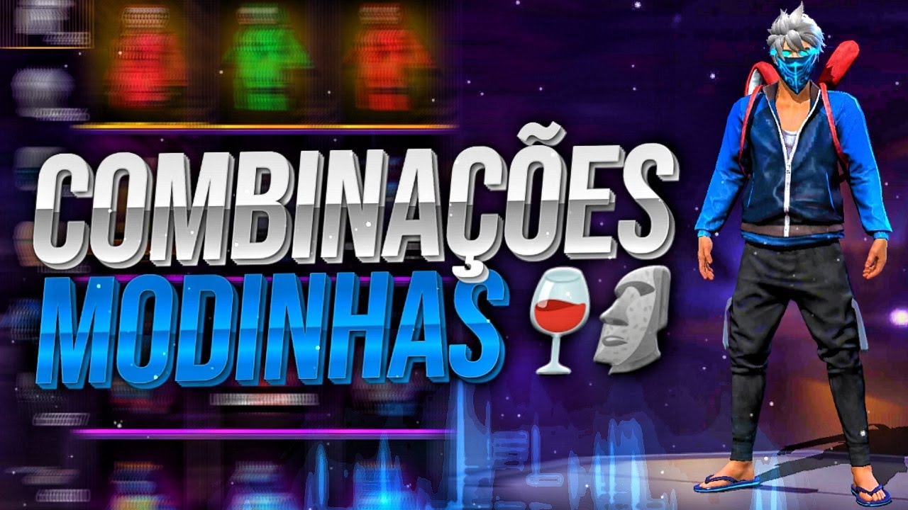 MELHORES COMBINA&Ccedil;&Otilde;ES DE ROUPAS MAIS USADAS NO FREE FIRE
