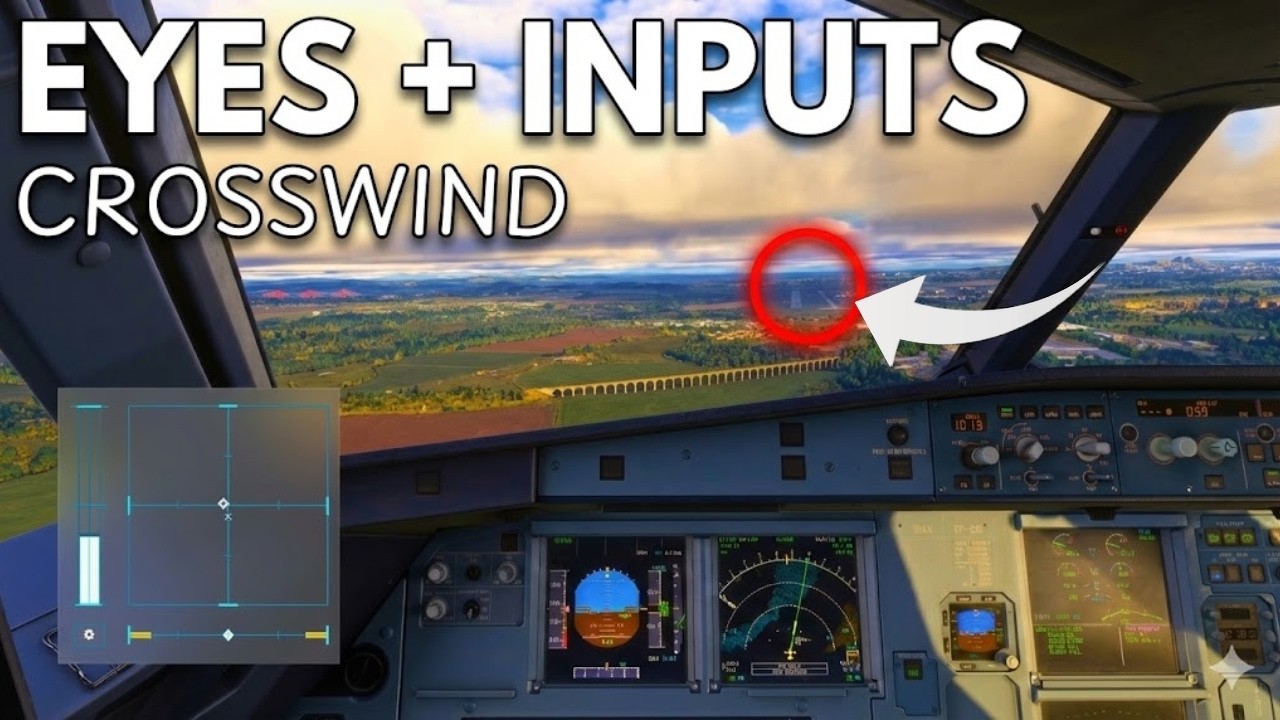 Посадка при боковом ветре на Fenix A320 — Следите за моими глазами и органами управления | MSFS 2024
