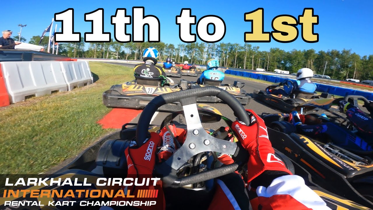 P11-P1 in 1 Lap │ Larkhall Rental Kart Championship Rd5 Heat 1