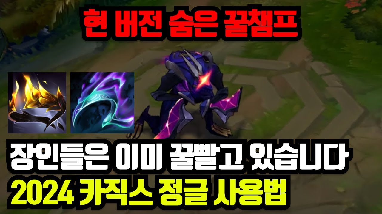 와미친.. 이렇게 쓰니까 개사기네요!  카직스 정글 사용법