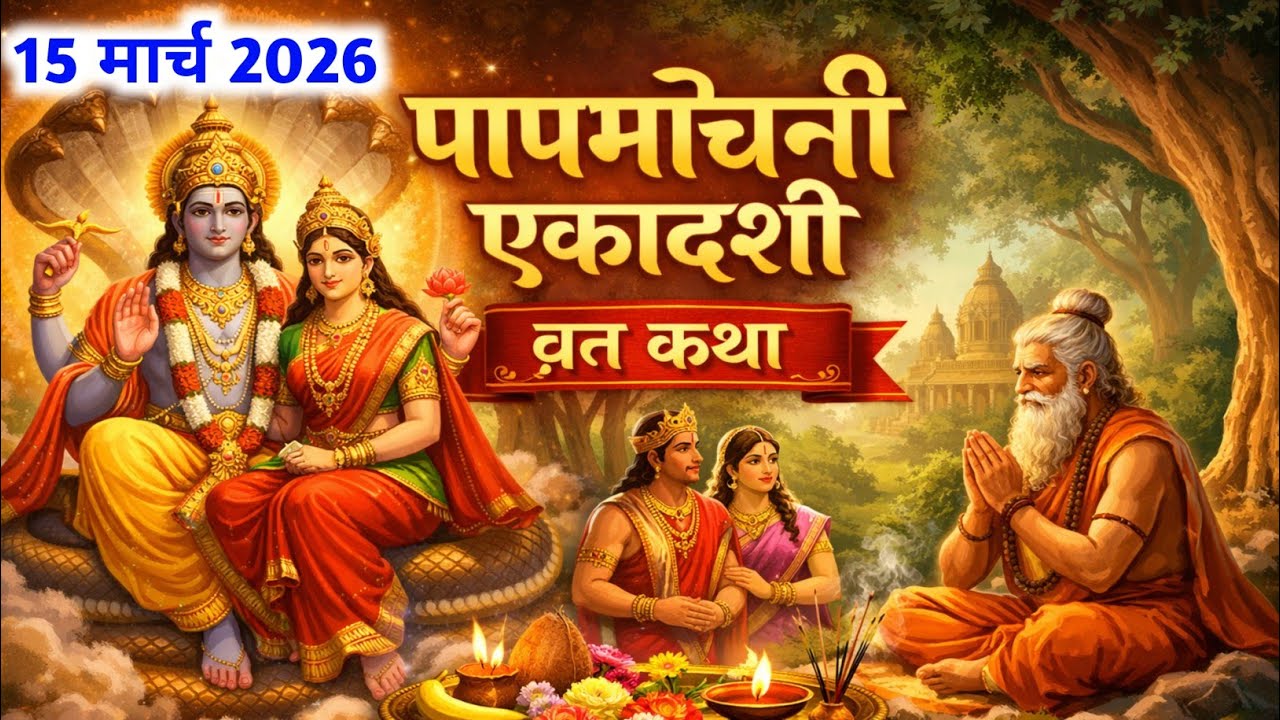 Ekadashi Vrat Katha | एकादशी व्रत कथा | Papmochani Ekadashi Vrat Katha 2026 पापमोचनी एकादशी व्रत कथा