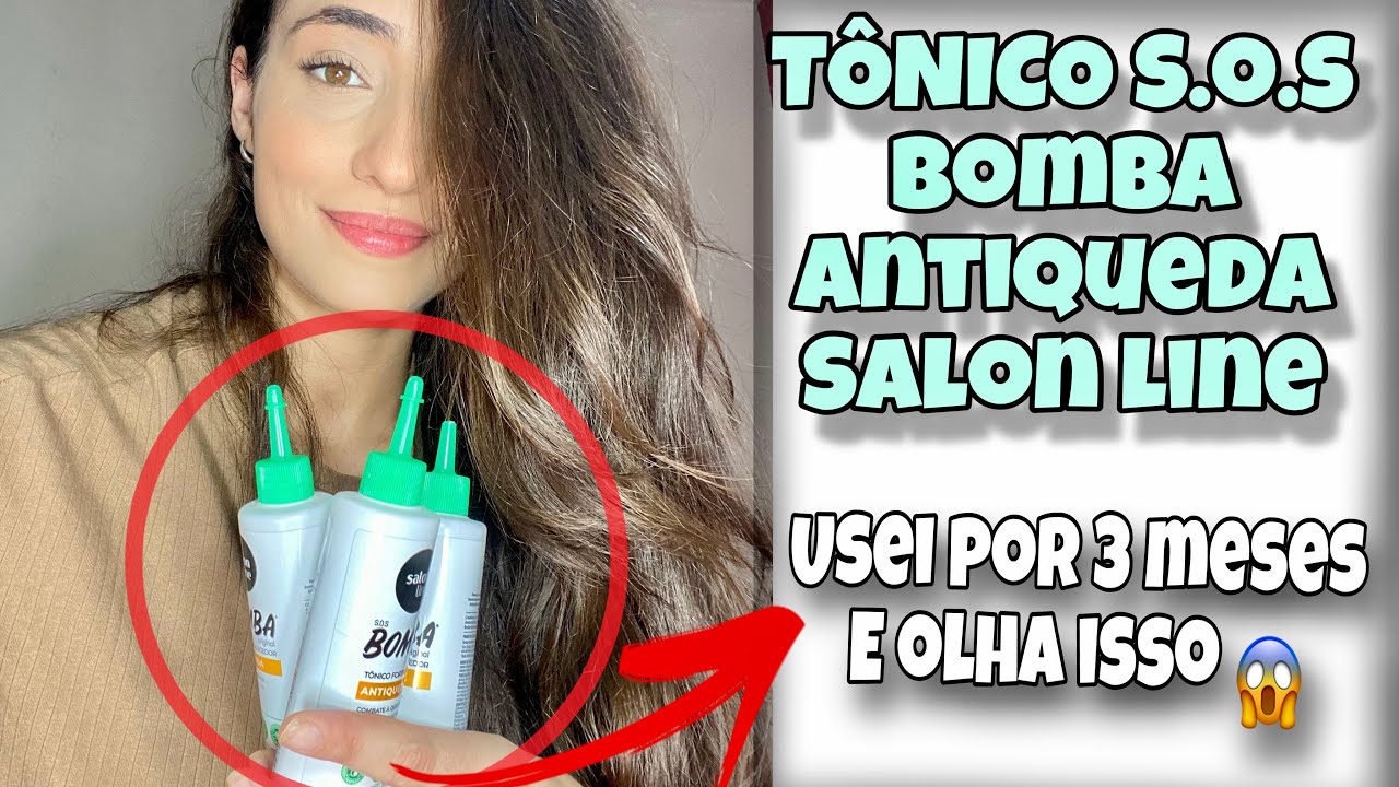 Testei por 3 meses o tônico antiqueda s.o.s bomba da Salon line.