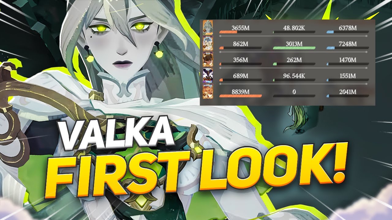 1 COPY CRAZY DAMAGE!!! Valka First Look and Skills Preview!!【AFK Journey】