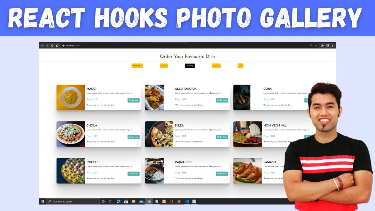 🔴 Master React by Creating Dynamic Filter Photo Gallery with React & Hooks in 2021