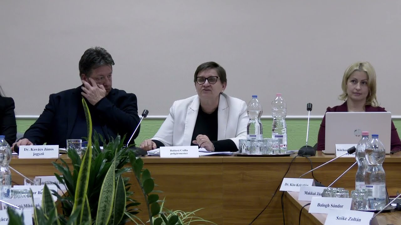 Képviselő Testületi Ülés Tiszavasvári 2026.02.19.