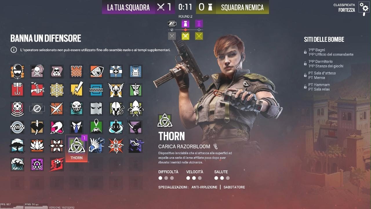 Tom Clancy's Rainbow Six Siege ITA Beccatevi sto Ace di SMG
